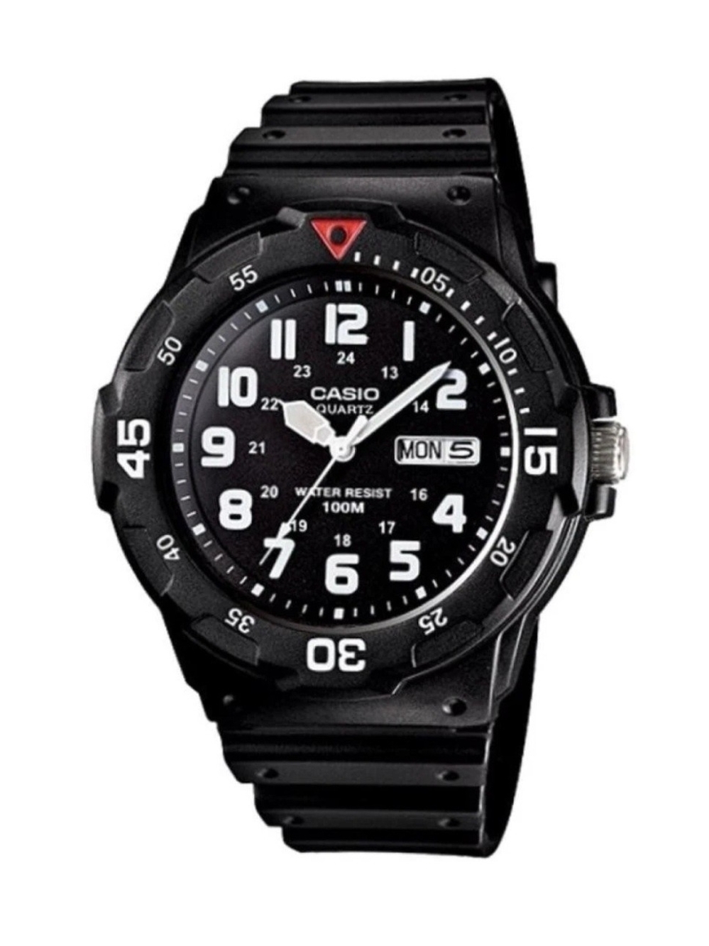 CASIO Analog Quartz Casual Watch Classic Dress Black Waterproof MRW-200H-1BVEG